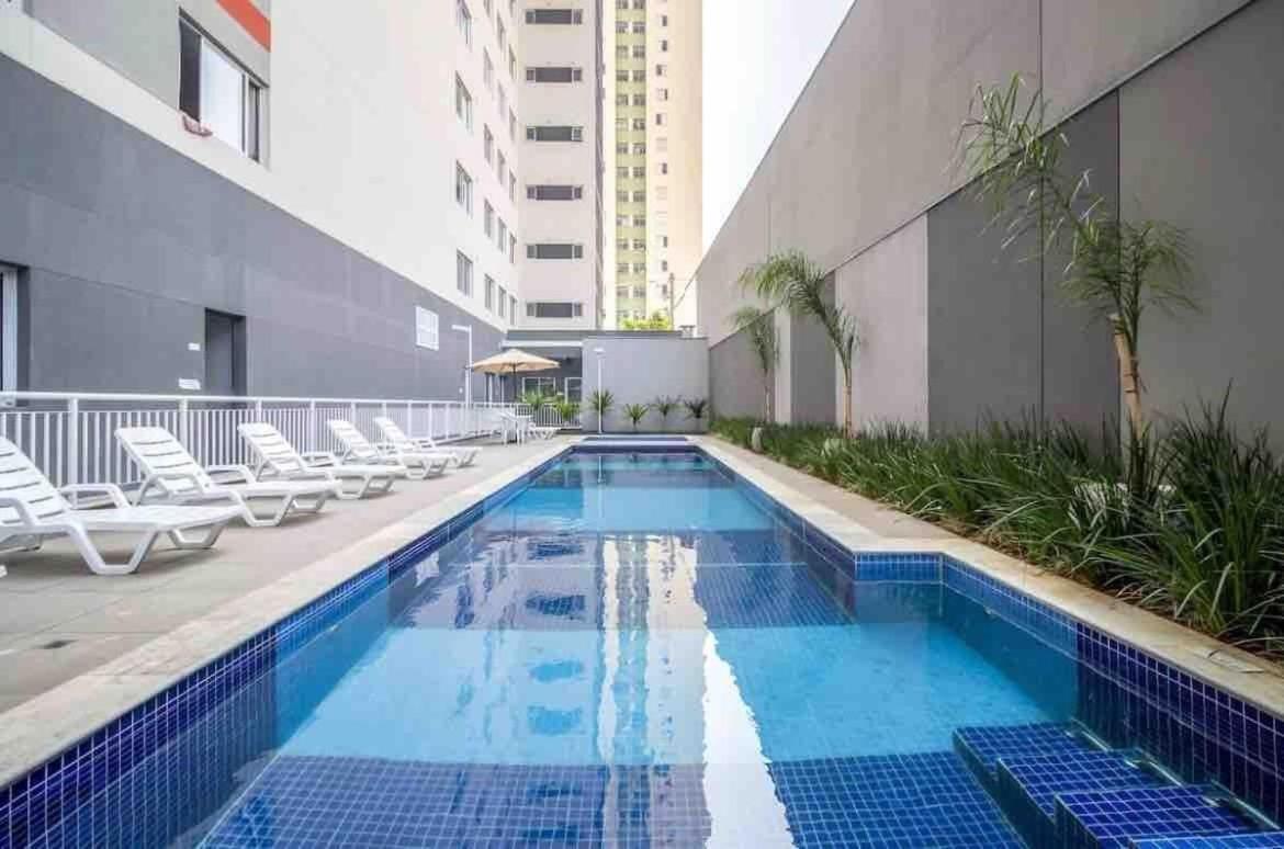 Mv22 - Apto C/ Piscina De Frente Para O Metro Bras São Paulo Exteriör bild